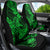 Hawaii Shark Car Seat Cover Polynesian Pattern Green Version LT01 - Polynesian Pride