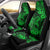 Hawaii Shark Car Seat Cover Polynesian Pattern Green Version LT01 - Polynesian Pride