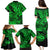 Hawaii Shark Family Matching Puletasi Dress and Hawaiian Shirt Polynesian Pattern Green Version LT01 - Polynesian Pride