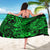 Hawaii Shark Sarong Polynesian Pattern Green Version LT01 - Polynesian Pride