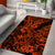 Hawaii Shark Area Rug Polynesian Pattern Orange Version LT01 - Polynesian Pride