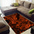 Hawaii Shark Area Rug Polynesian Pattern Orange Version LT01 - Polynesian Pride