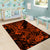 Hawaii Shark Area Rug Polynesian Pattern Orange Version LT01 - Polynesian Pride