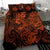 Hawaii Shark Bedding Set Polynesian Pattern Orange Version LT01 - Polynesian Pride