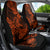 Hawaii Shark Car Seat Cover Polynesian Pattern Orange Version LT01 - Polynesian Pride