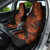 Hawaii Shark Car Seat Cover Polynesian Pattern Orange Version LT01 - Polynesian Pride