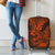 Hawaii Shark Luggage Cover Polynesian Pattern Orange Version LT01 - Polynesian Pride