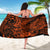 Hawaii Shark Sarong Polynesian Pattern Orange Version LT01 - Polynesian Pride