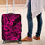 Hawaii Shark Luggage Cover Polynesian Pattern Pink Version LT01 Pink - Polynesian Pride