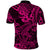 Hawaii Shark Polo Shirt Polynesian Pattern Pink Version LT01 - Polynesian Pride