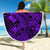 Hawaii Shark Beach Blanket Polynesian Pattern Purple Version LT01 - Wonder Print Shop