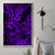 Hawaii Shark Canvas Wall Art Polynesian Pattern Purple Version LT01 - Polynesian Pride