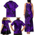 Hawaii Shark Family Matching Tank Maxi Dress and Hawaiian Shirt Polynesian Pattern Purple Version LT01 - Polynesian Pride