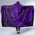 Hawaii Shark Hooded Blanket Polynesian Pattern Purple Version LT01 - Polynesian Pride