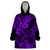 Hawaii Shark Wearable Blanket Hoodie Polynesian Pattern Purple Version LT01 One Size Purple - Polynesian Pride