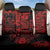 Hawaii Shark Back Car Seat Cover Polynesian Pattern Red Version