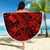 Hawaii Shark Beach Blanket Polynesian Pattern Red Version LT01 - Wonder Print Shop