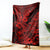 Hawaii Shark Blanket Polynesian Pattern Red Version LT01 Red - Polynesian Pride