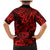 Hawaii Shark Family Matching Mermaid Dress and Hawaiian Shirt Polynesian Pattern Red Version LT01 - Polynesian Pride