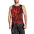 Hawaii Shark Men Tank Top Polynesian Pattern Red Version LT01 - Polynesian Pride