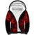 Hawaii Shark Sherpa Hoodie Polynesian Pattern Red Version LT01 Unisex Red - Polynesian Pride
