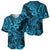 Hawaii Shark Baseball Jersey Polynesian Pattern Sky Blue Version LT01 - Polynesian Pride