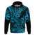 Hawaii Shark Hoodie Polynesian Pattern Sky Blue Version LT01 Pullover Hoodie Blue - Polynesian Pride