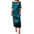 Hawaii Shark Puletasi Polynesian Pattern Sky Blue Version LT01 Long Dress Blue - Polynesian Pride