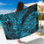 Hawaii Shark Sarong Polynesian Pattern Sky Blue Version LT01 One Size 44 x 66 inches Blue - Polynesian Pride