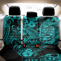 Hawaii Shark Back Car Seat Cover Polynesian Pattern Turquoise Version