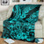 Hawaii Shark Blanket Polynesian Pattern Turquoise Version LT01 - Polynesian Pride