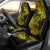 Hawaii Shark Car Seat Cover Polynesian Pattern Yellow Version LT01 - Polynesian Pride