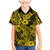 Hawaii Shark Family Matching Mermaid Dress and Hawaiian Shirt Polynesian Pattern Yellow Version LT01 Son's Shirt Yellow - Polynesian Pride