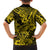 Hawaii Shark Family Matching Short Sleeve Bodycon Dress and Hawaiian Shirt Polynesian Pattern Yellow Version LT01 - Polynesian Pride