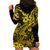 Hawaii Shark Hoodie Dress Polynesian Pattern Yellow Version LT01 - Polynesian Pride