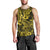 Hawaii Shark Men Tank Top Polynesian Pattern Yellow Version LT01 - Polynesian Pride