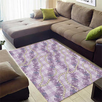 Pua Kalaunu Lei Area Rug Palaka Pattern LT01 - Polynesian Pride