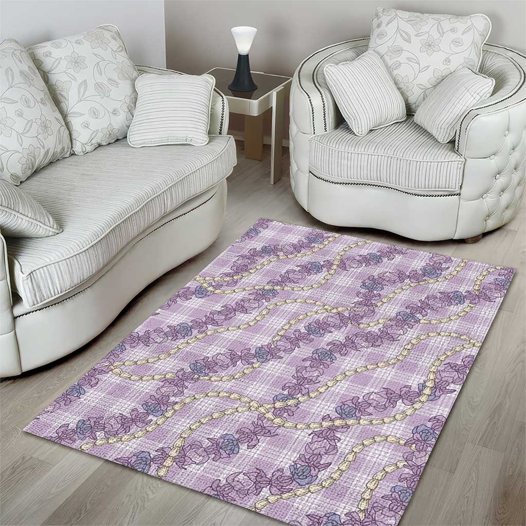 Pua Kalaunu Lei Area Rug Palaka Pattern LT01 - Polynesian Pride