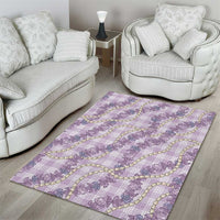 Pua Kalaunu Lei Area Rug Palaka Pattern LT01 - Polynesian Pride