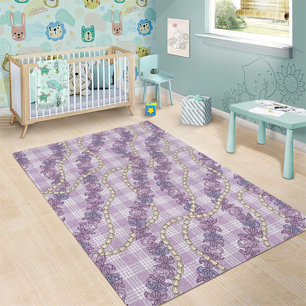 Pua Kalaunu Lei Area Rug Palaka Pattern LT01 - Polynesian Pride