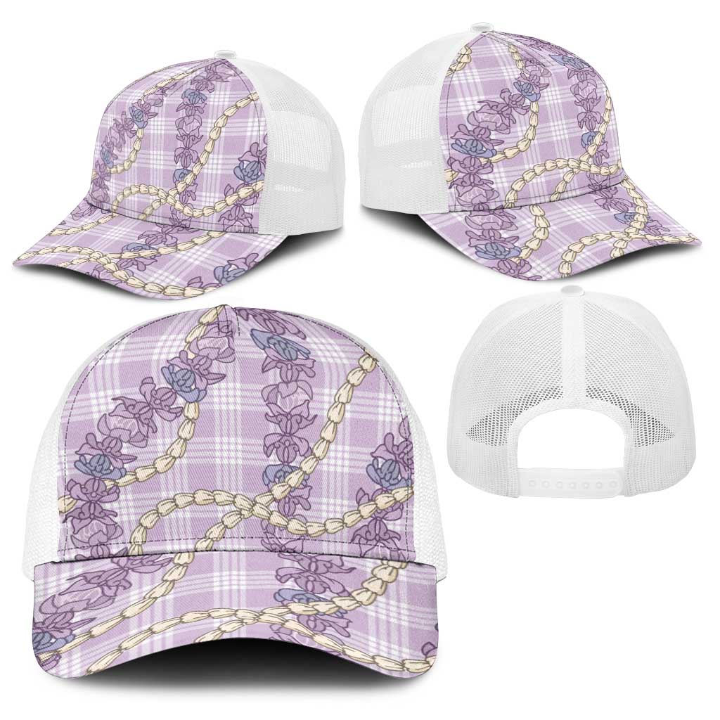 Pua Kalaunu Lei Baseball Net Cap Palaka Pattern LT01 - Polynesian Pride