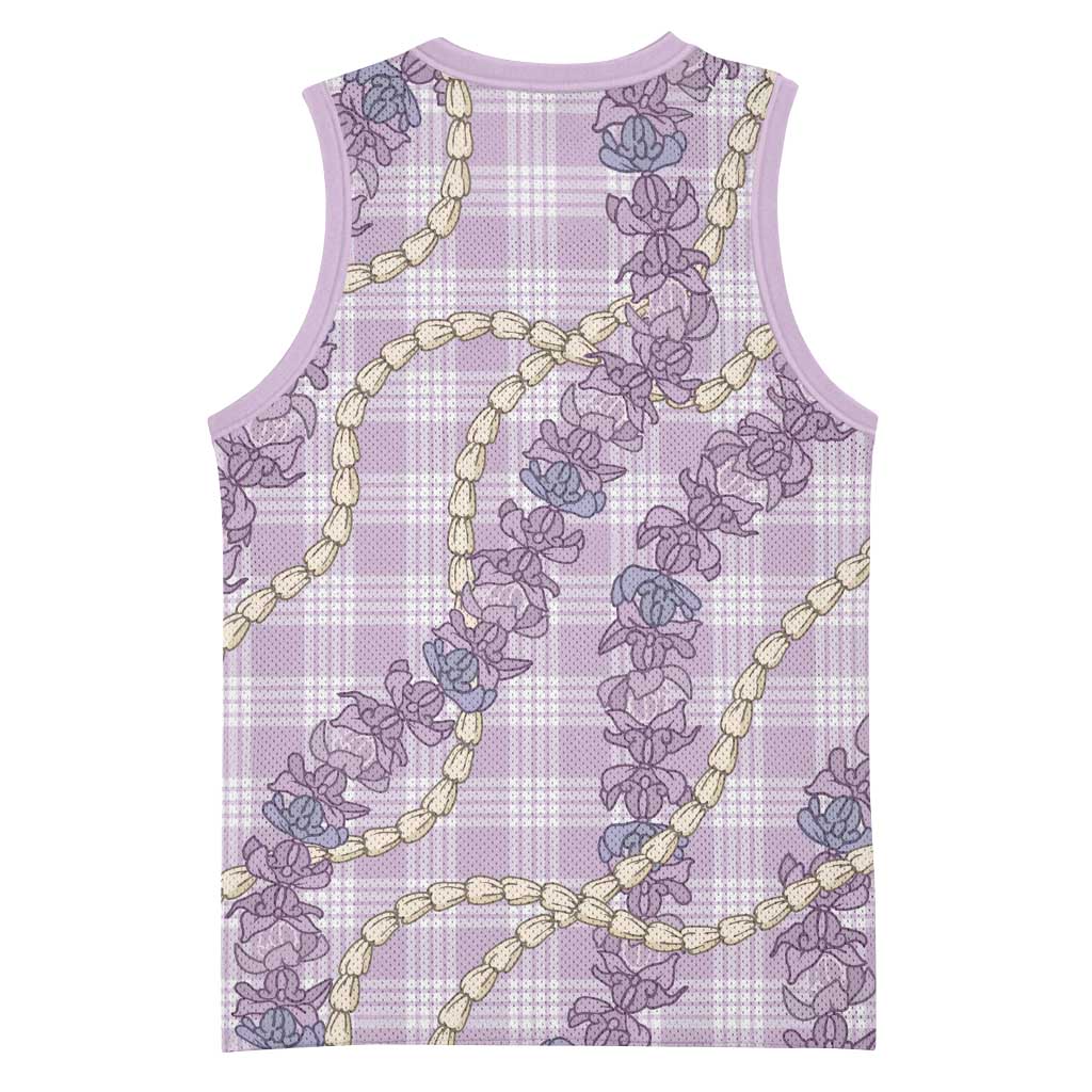 Pua Kalaunu Lei Basketball Jersey Palaka Pattern LT01 - Polynesian Pride