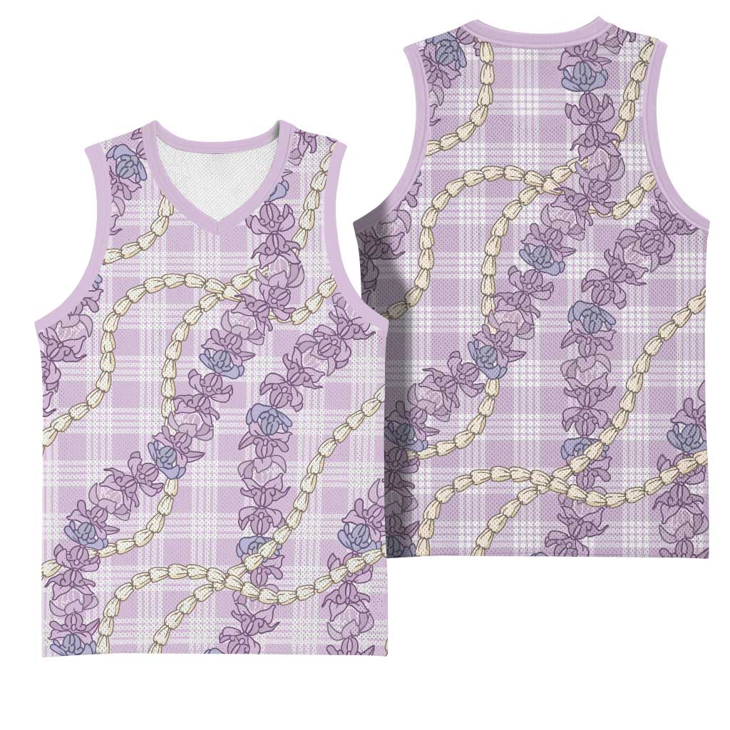 Pua Kalaunu Lei Basketball Jersey Palaka Pattern LT01 - Polynesian Pride