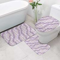 Pua Kalaunu Lei Bathroom Set Palaka Pattern LT01 - Polynesian Pride