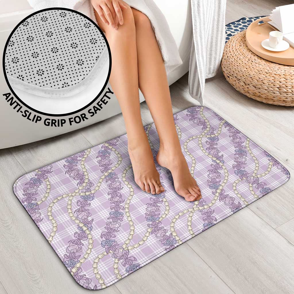 Pua Kalaunu Lei Bathroom Set Palaka Pattern LT01 - Polynesian Pride