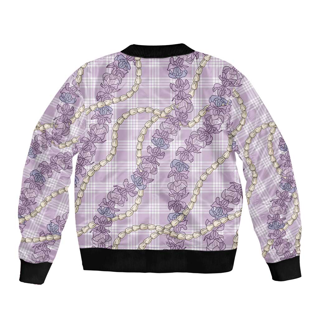 Pua Kalaunu Lei Bomber Jacket Palaka Pattern LT01 - Polynesian Pride
