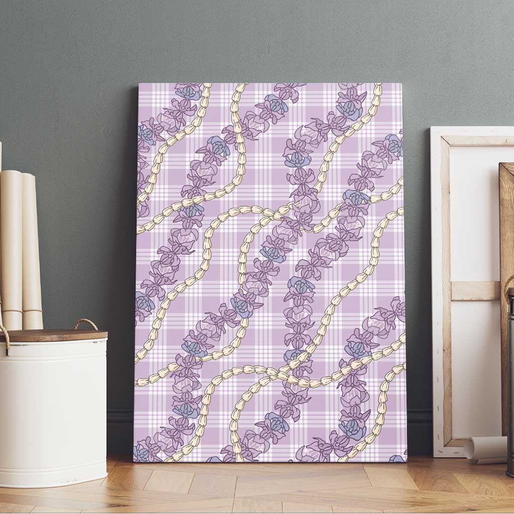Pua Kalaunu Lei Canvas Wall Art Palaka Pattern LT01 - Polynesian Pride