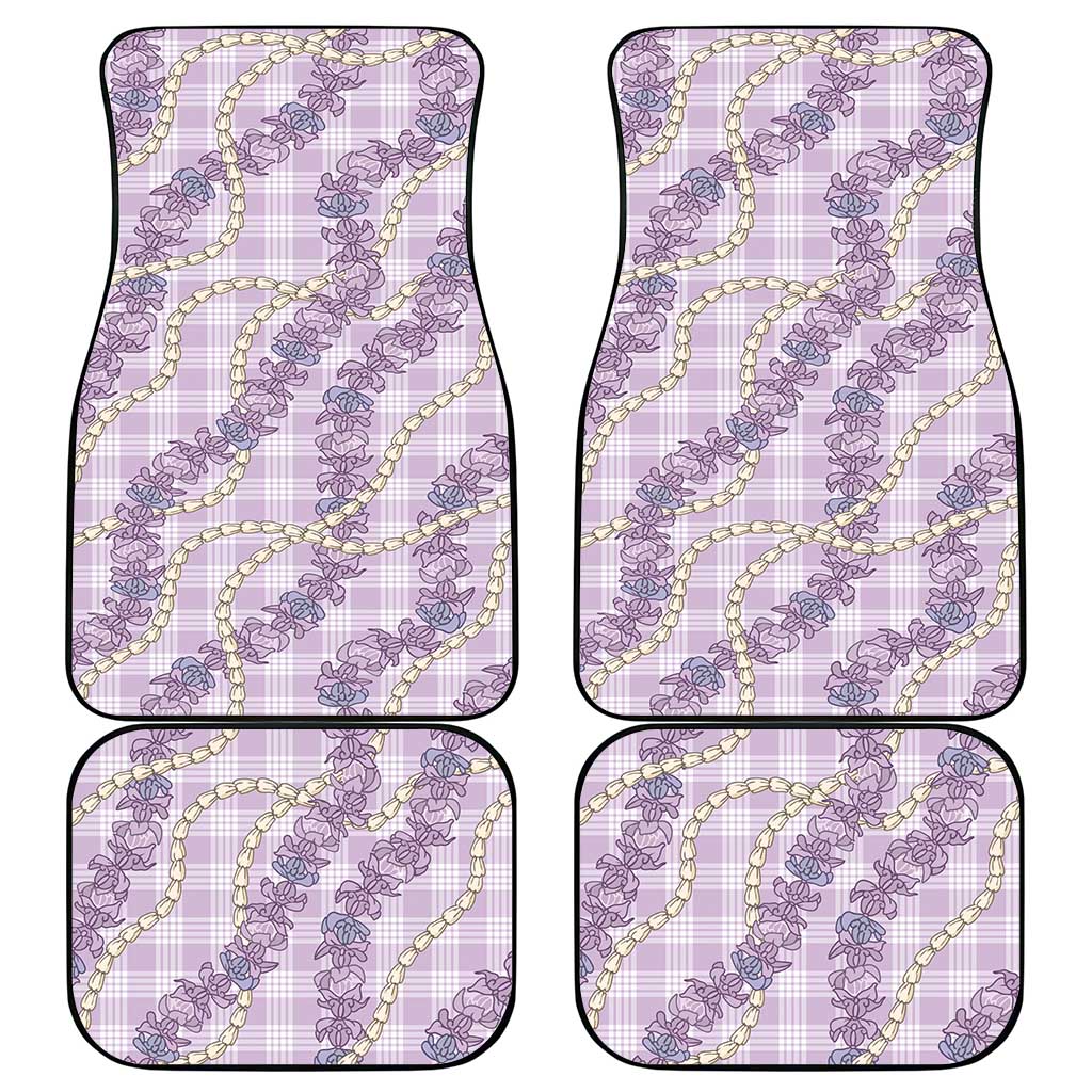 Pua Kalaunu Lei Car Mats Palaka Pattern LT01 - Polynesian Pride