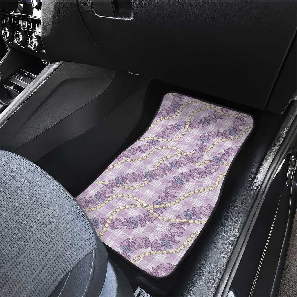 Pua Kalaunu Lei Car Mats Palaka Pattern LT01 - Polynesian Pride