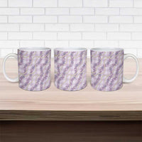 Pua Kalaunu Lei Ceramic Mug Palaka Pattern LT01 - Polynesian Pride